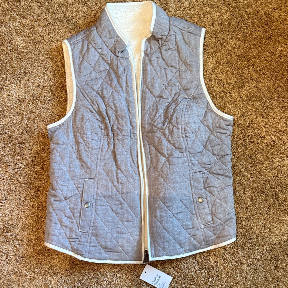 Croft & Barrow Classic Quilted Vest - Brand New
